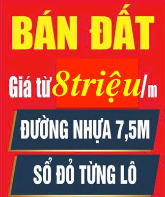 💥 Đất Trung tâm Hành Chính Thăng Bình  giá chỉ 8,Xxtr/m2 Đ7.5m