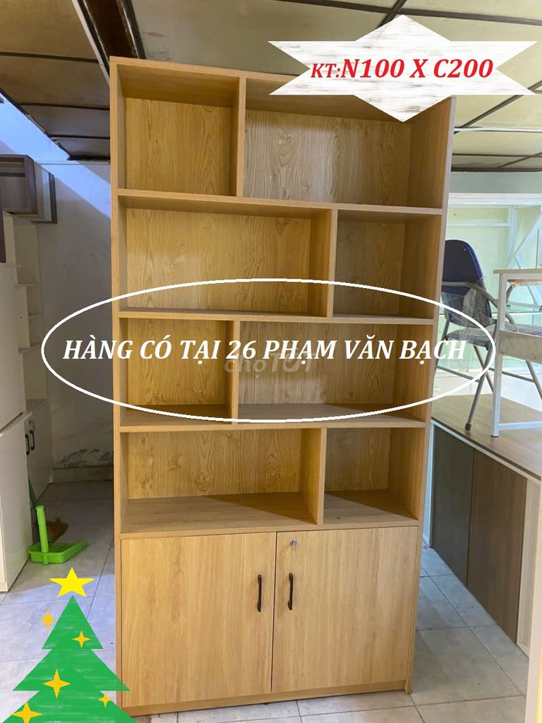 KỆ TRƯNG BÀY & KỆ SÁCH HỒ SƠ 1M X 2M ( MDF )