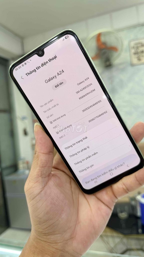 Samsung Galaxy A24 128GB Vàng. Mua bán Điện thoại tại Quận Bình Thạnh Tp Hồ Chí Minh được đăng bởi Phan Luận hình 1