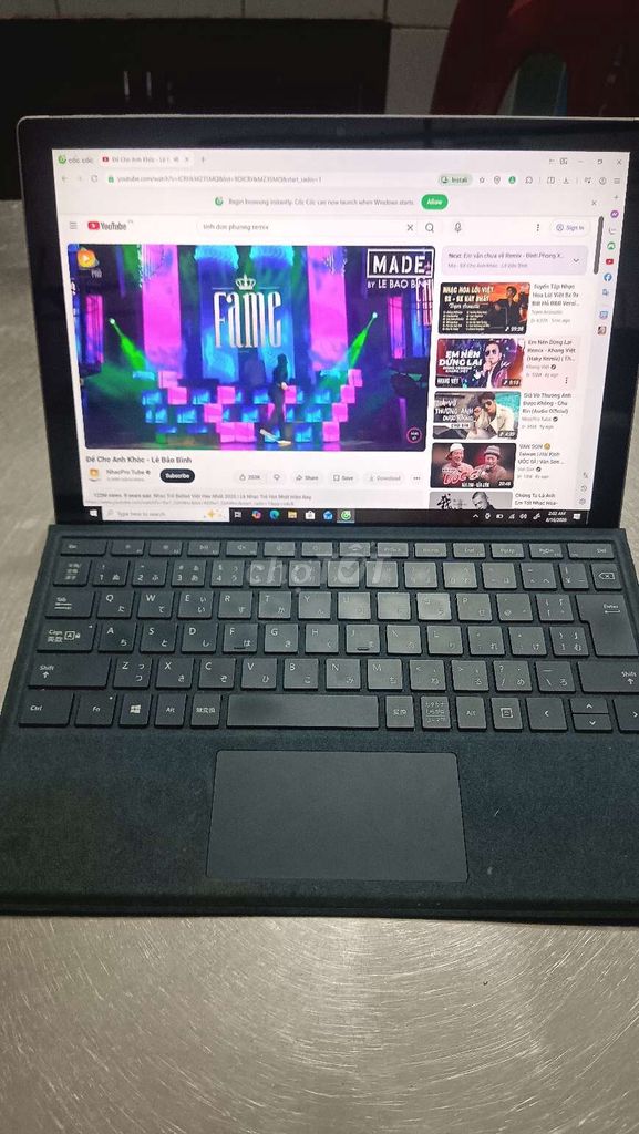 Microsoft Surface Pro 6 i5 8GB/128GB Xám. Mua bán Laptop tại Quận Bình Tân Tp Hồ Chí Minh được đăng bởi Minh hình 1