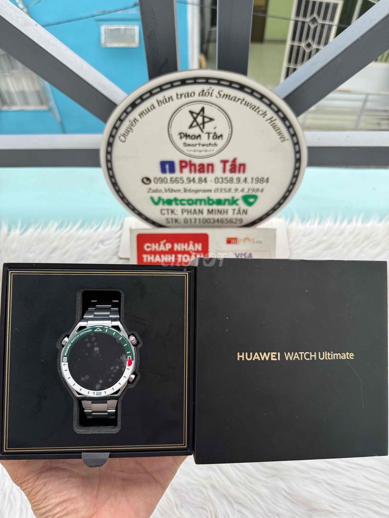 ⛳Huawei Watch Ultimate Xanh 99.9% bh tới 7/12/2026