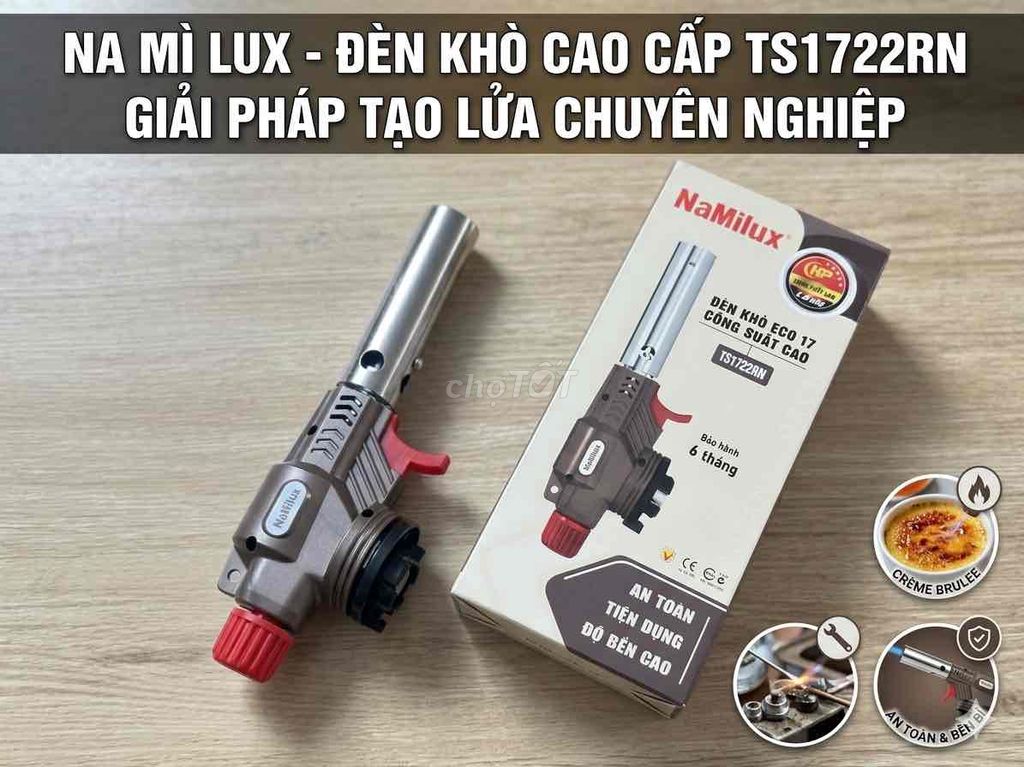 Đèn khò gas NaMilux TS1722RN. Mua bán Đồ chuyên dụng, Giống nuôi trồng tại Quận Dương Kinh Hải Phòng được đăng bởi Nguyễn Thành hình 1