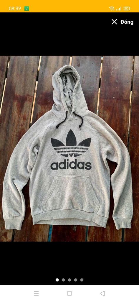 Áo khoác Adidas thun chính hãng Mỹ USA,
Size M. Mua bán Quần áo tại Quận 3 Tp Hồ Chí Minh được đăng bởi Ty phạm 2hand hình 1
