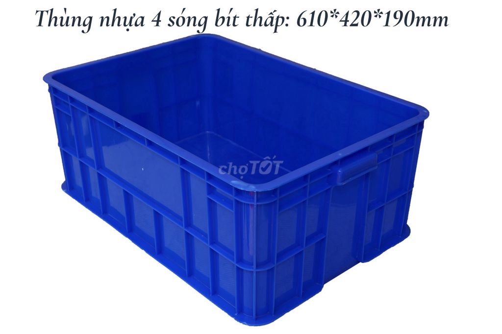 Thùng nhựa Hiệp Thành 4 sóng bít thấp Xanh lá. Mua bán Đồ chuyên dụng, Giống nuôi trồng tại Quận Liên Chiểu Đà Nẵng được đăng bởi Minh Dũng Nhựa Châu Á hình 1