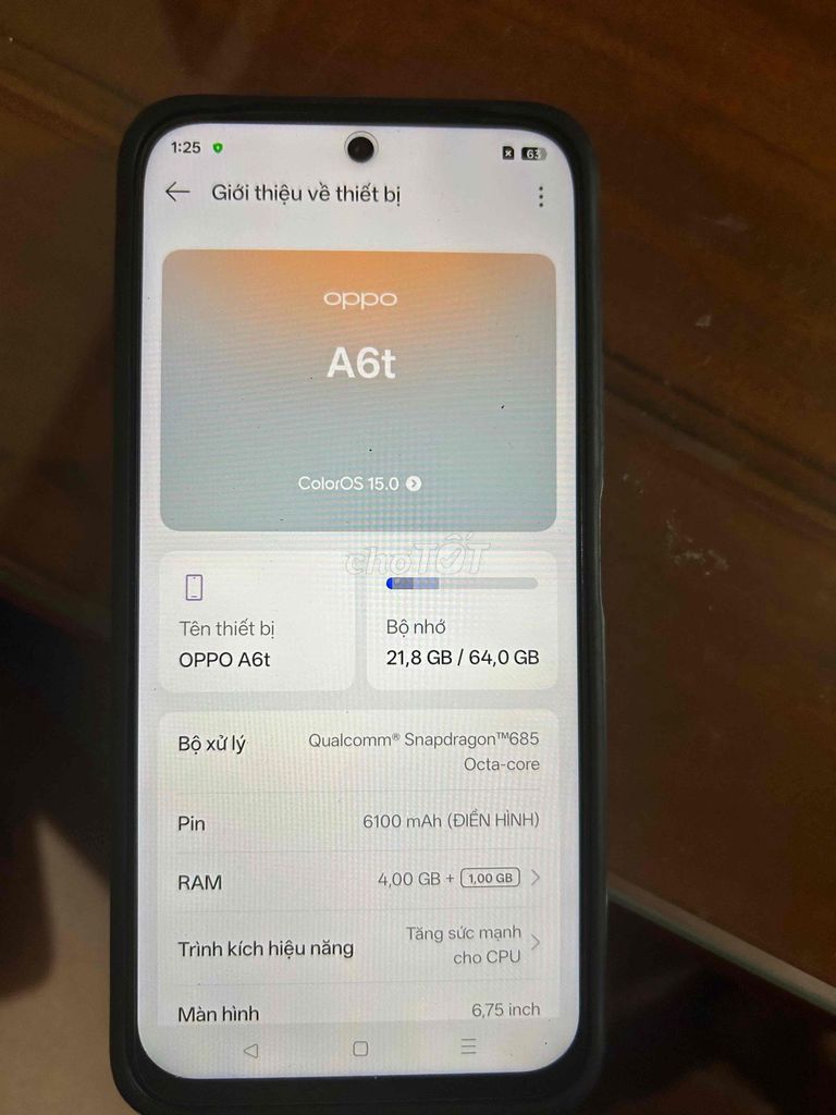 OPPO A6t 64GB Tím 4GB. Mua bán Điện thoại tại Quận Đống Đa Hà Nội được đăng bởi Châu Nguyễn Quốc hình 1