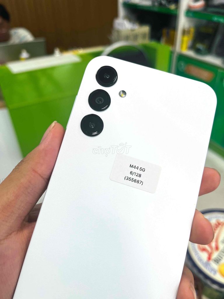 Samsung Galaxy M44 5G 128GB Trắng. Mua bán Điện thoại tại Quận Ngô Quyền Hải Phòng được đăng bởi minmobile HP hình 1