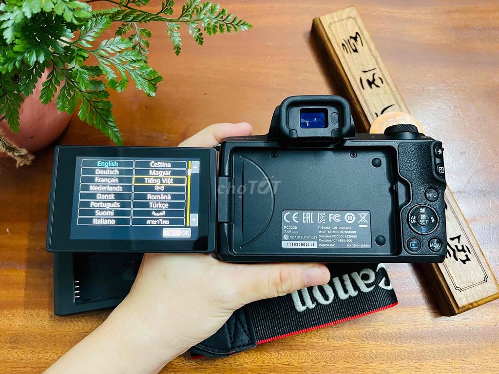 Canon M50 + 15-45 STM mới keng quay video 4k