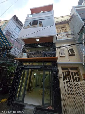 Nhà nở hậu 5.4m × 8m đúc 4 tầng 112/9/8 An Bình