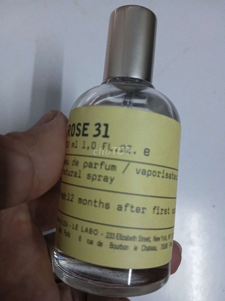 Nước hoa Rose 31 30ml mới. Mua bán Nước hoa tại Quận Nam Từ Liêm Hà Nội được đăng bởi cài đặt  hình 1