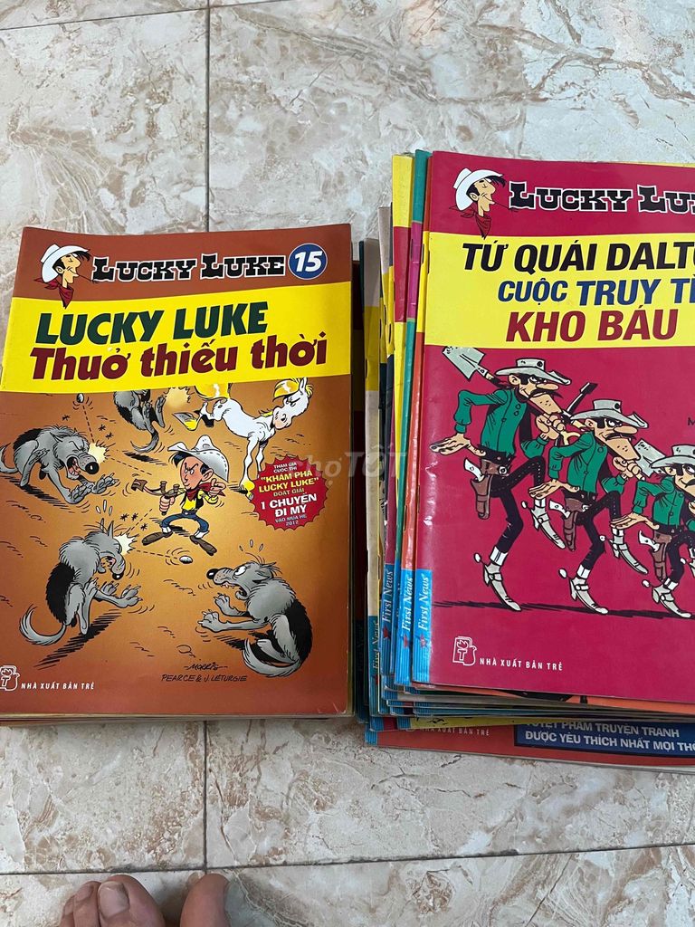Truyện tranh Lucky Luke. Mua bán Sách tại Huyện Hoài Đức Hà Nội được đăng bởi dotuan hình 1