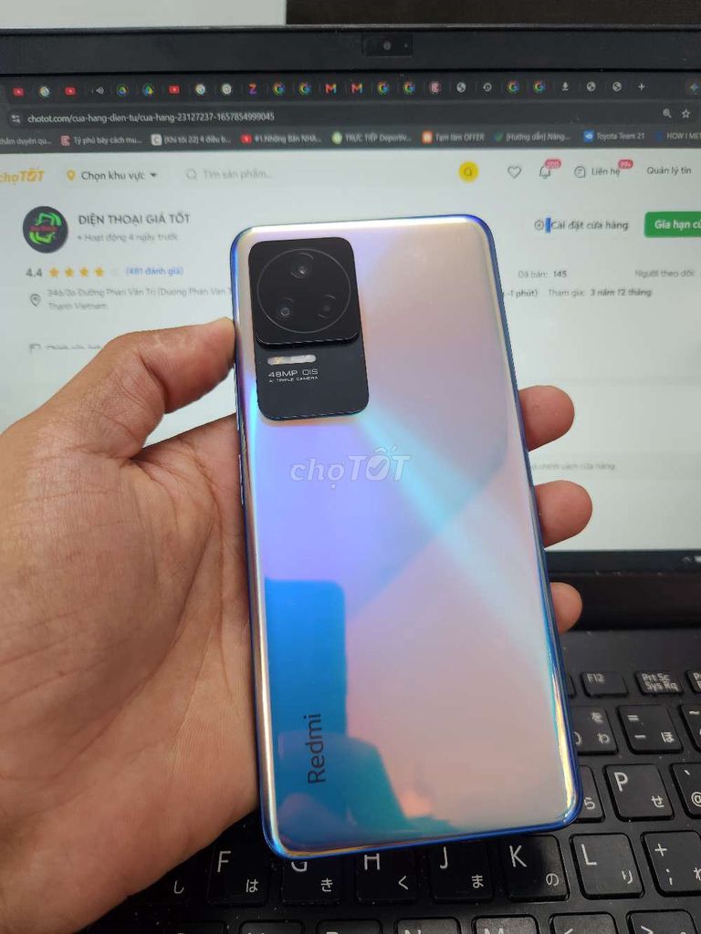 REDMI K50 8GB.256GB PIN 5500 DIMENSITY 8100 . Mua bán Điện thoại tại Quận Bình Thạnh Tp Hồ Chí Minh được đăng bởi Dân Mobile hình 1