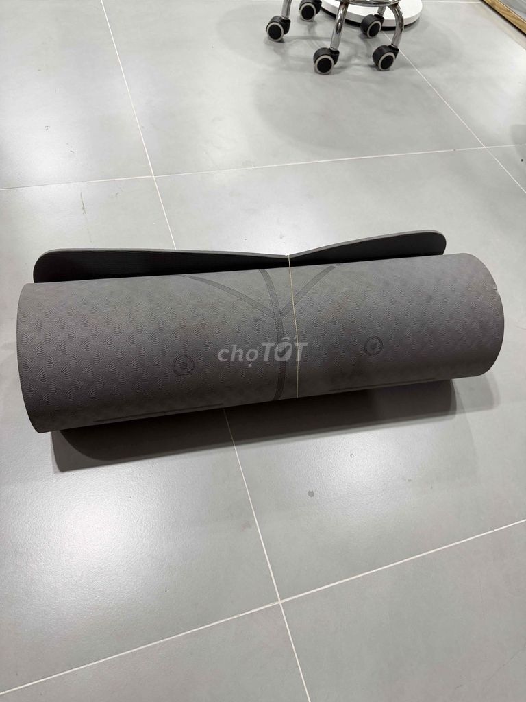 Thảm tập yoga Cao su non Xám chống trơn trượt. Mua bán Đồ thể thao, Dã ngoại tại Quận 8 Tp Hồ Chí Minh được đăng bởi zens hình 1