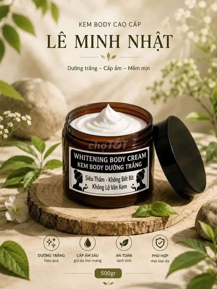 Kem dưỡng thể Lê Minh Nhật 500gr Dưỡng trắng. Mua bán Phụ kiện thời trang khác tại Thành phố Đà Lạt Lâm Đồng được đăng bởi lê minh nhật hình 1