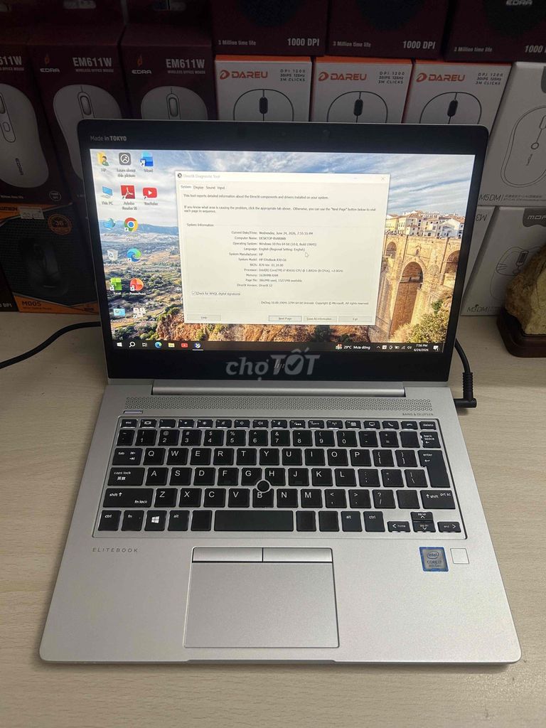 HP Elitebook 830 G6 i7-8565U/16GB/256GB 13.3FHD. Mua bán Laptop tại Quận Ninh Kiều Cần Thơ được đăng bởi Truyền PC hình 1