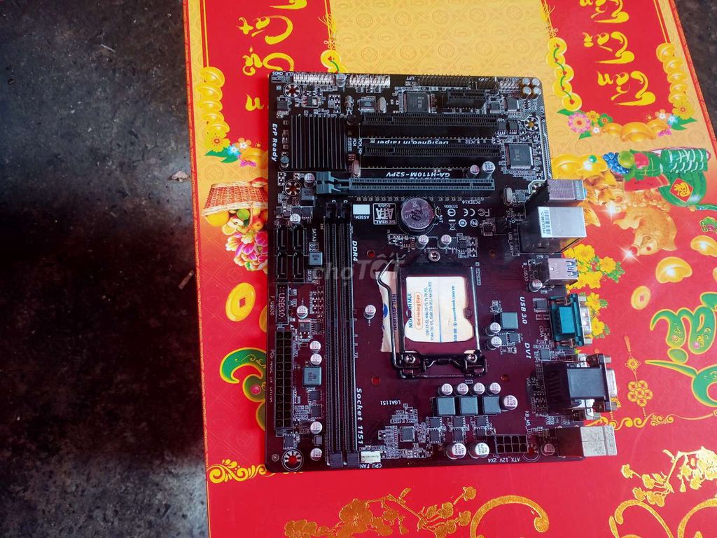 Main gigabyte H110 black  hàng hiếm 500k