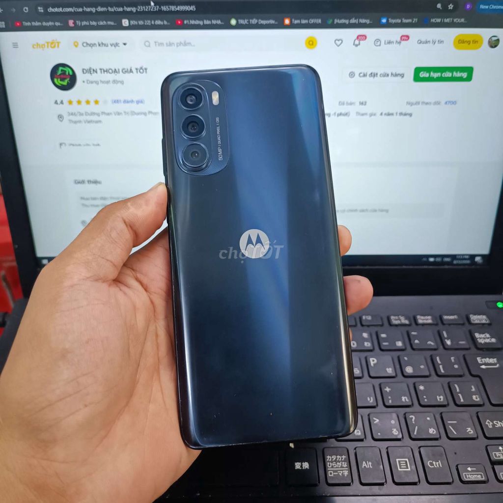 Motorola G Stylus 5G 2022 6GB.128GB SNAP 695G MƯỢT. Mua bán Điện thoại tại Quận Bình Thạnh Tp Hồ Chí Minh được đăng bởi Dân Mobile hình 1