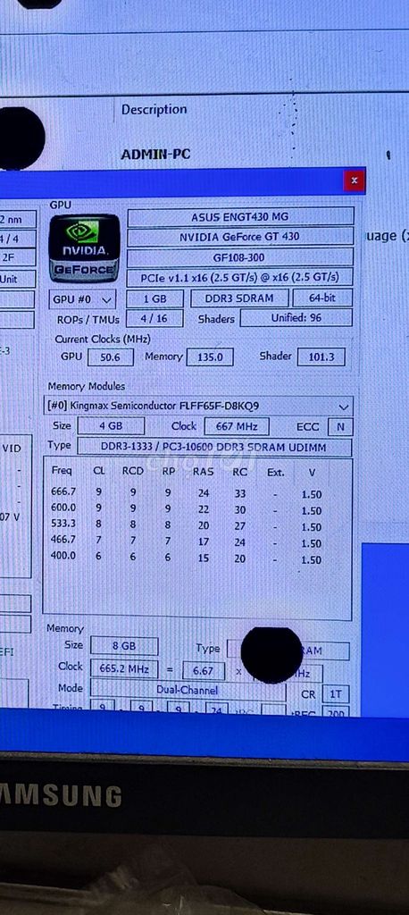 Thùng b75 giga i5 2400 ram8g card1g