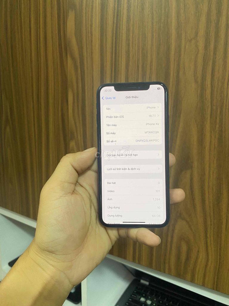 Apple iPhone Xs 64GB Đen Like New. Mua bán Điện thoại tại Quận Gò Vấp Tp Hồ Chí Minh được đăng bởi HQ1986 Thanh Lý Cầm Đồ hình 1