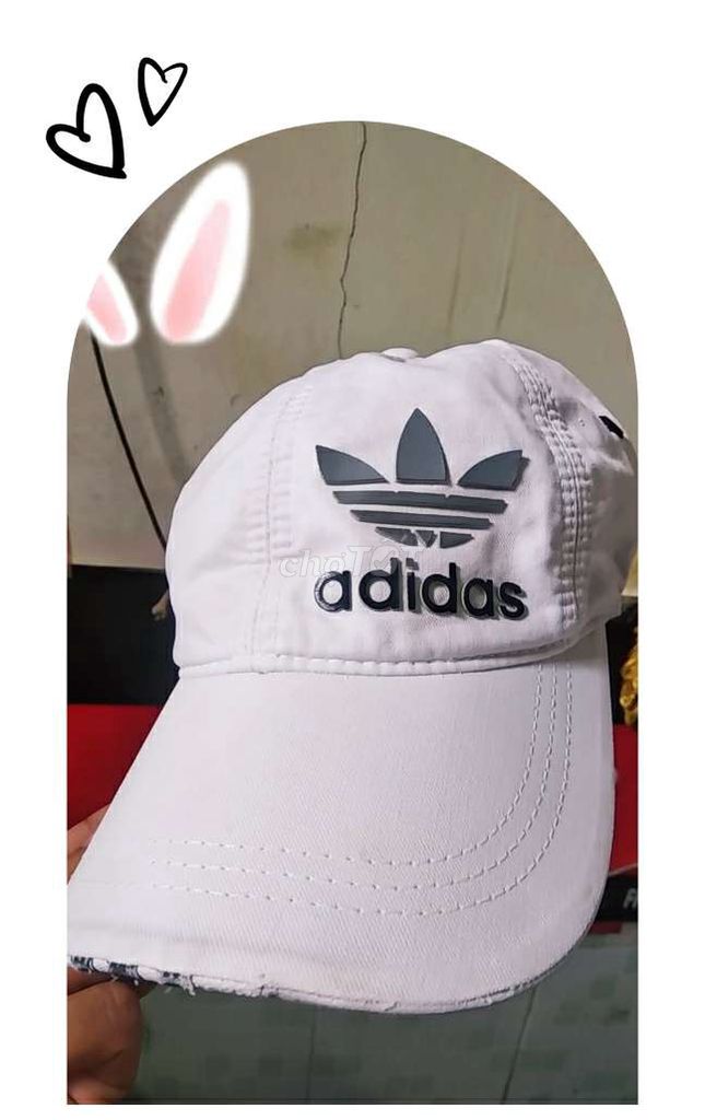 🍋 Mũ kết trắng chính hãng ADIDAS VNSX,bao ship xa