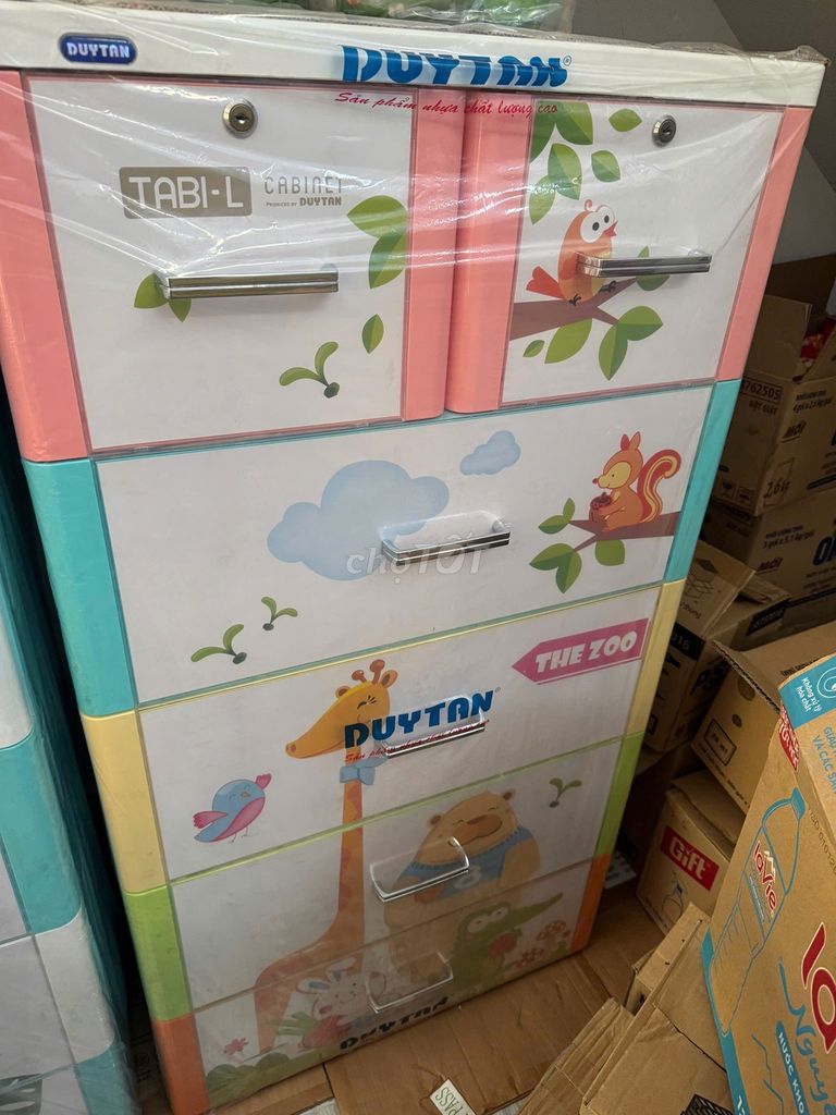 Tủ quần áo Duy Tân Tabi L 5 tầng. Mua bán Tủ, kệ gia đình tại Thành phố Tân An Long An được đăng bởi CAMERA THÀNH TÍN LONG AN hình 1