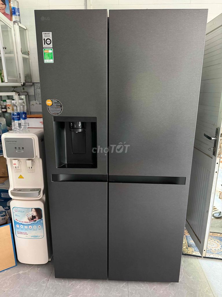 Tủ lạnh LG Smart Inverter 635L Xám. Mua bán Tủ lạnh tại Huyện Cờ Đỏ Cần Thơ được đăng bởi thiện phúc  hình 1