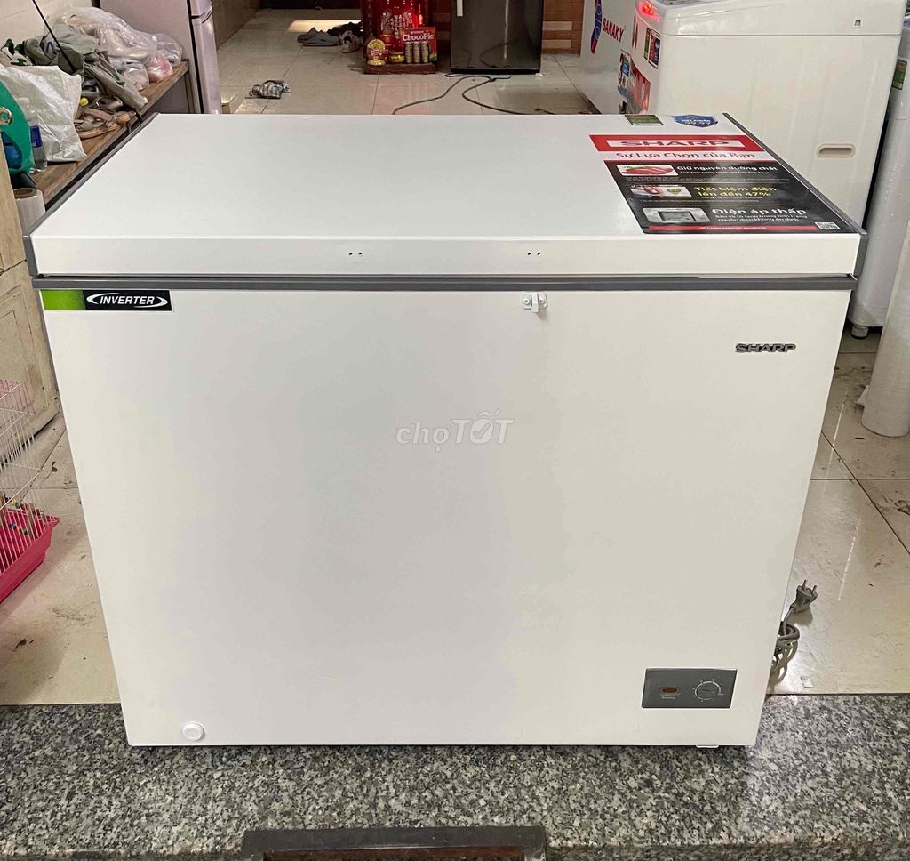 Tủ đông Sharp 251 lít êm nhẹ điện đèn bên trong. Mua bán Tủ lạnh tại Quận Bình Tân Tp Hồ Chí Minh được đăng bởi Điện Lạnh Gia Việt Quận Bình Tân hình 1
