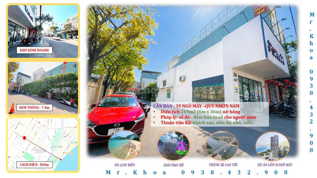 Chính chủ bán nhà 2 mặt tiền ngô mây – trung tâm du lịch biển quy nhơn Chính chủ bán nhà 2 mặt tiền ngô mây – trung tâm du lịch biển quy nhơn