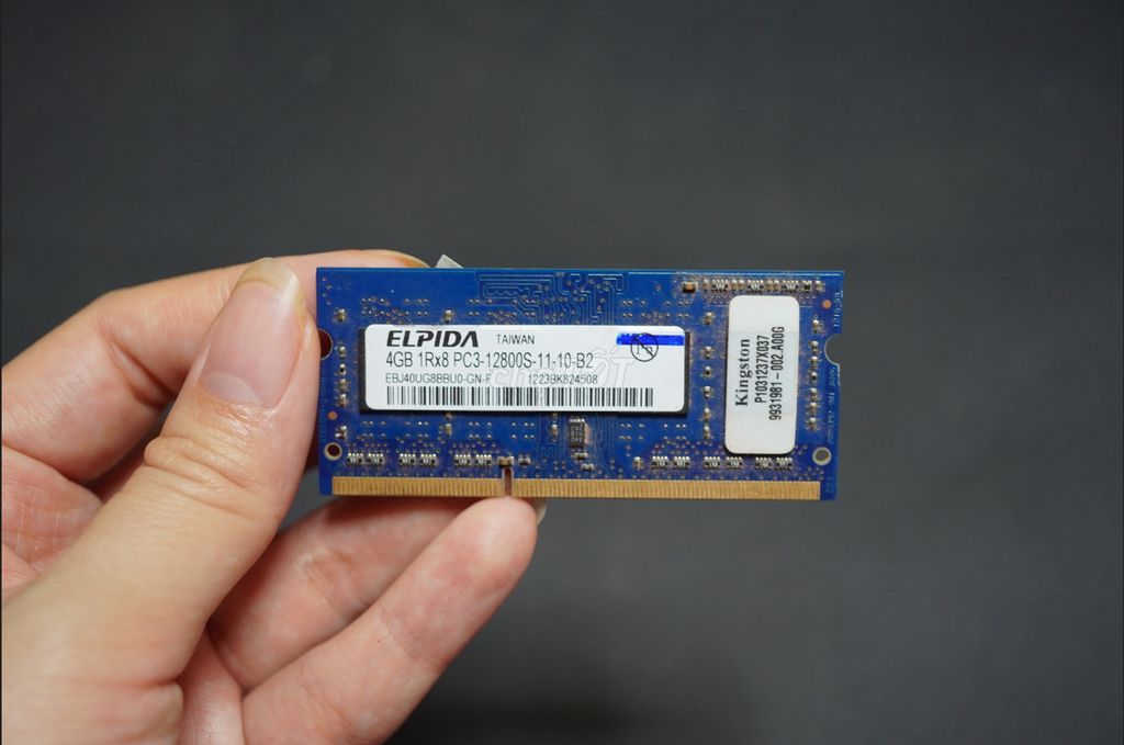 RAM Laptop Elpida DDR3 4GB 1600MHz 1.5V. Mua bán Linh kiện (RAM, Card...) tại Quận Lê Chân Hải Phòng được đăng bởi Hồng Vân Nguyễn Thị hình 1