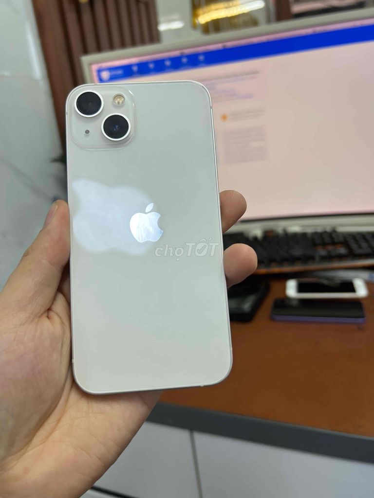 Apple iPhone 13 128GB Trắng 2 sim vật lý zin all. Mua bán Điện thoại tại Quận Lê Chân Hải Phòng được đăng bởi hoang anh hình 1