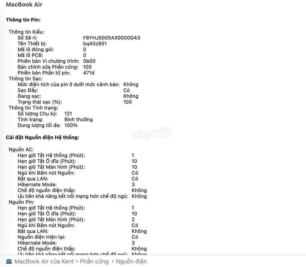 Apple MacBook Air M4 13.6 inch 16GB/245GB. Mua bán Laptop tại Huyện Gia Lâm Hà Nội được đăng bởi Phạm Kiên hình 1