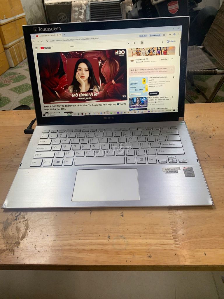 Laptop Sony i5-4210U 4G SSD120 13.3FHD siêu bền. Mua bán Laptop tại Quận 8 Tp Hồ Chí Minh được đăng bởi Lê Công Hậu hình 1