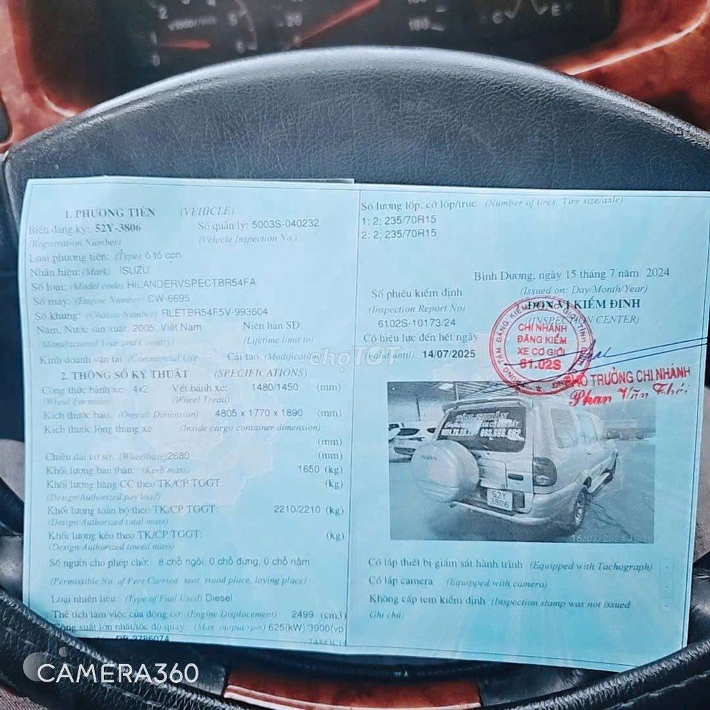 2005 V-spec X-treme 2.5 AT - 155t 200000 km. Mua bán Ô tô tại Thành phố Biên Hòa Đồng Nai được đăng bởi Trần Minh Tuấn hình 8