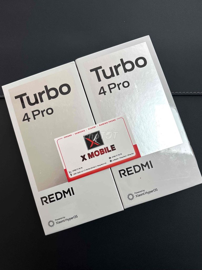 REDMI TURBO 4 PRO 5G 2S NEWSEAL FULLBOX CỰC HOT. Mua bán Điện thoại tại Huyện Trảng Bom Đồng Nai được đăng bởi X Mobile Trảng Bom hình 1