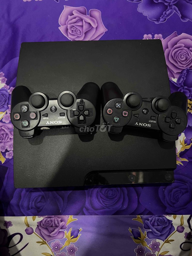 ps3 slim hack 320gb 2 tay cầm BH 1 tháng