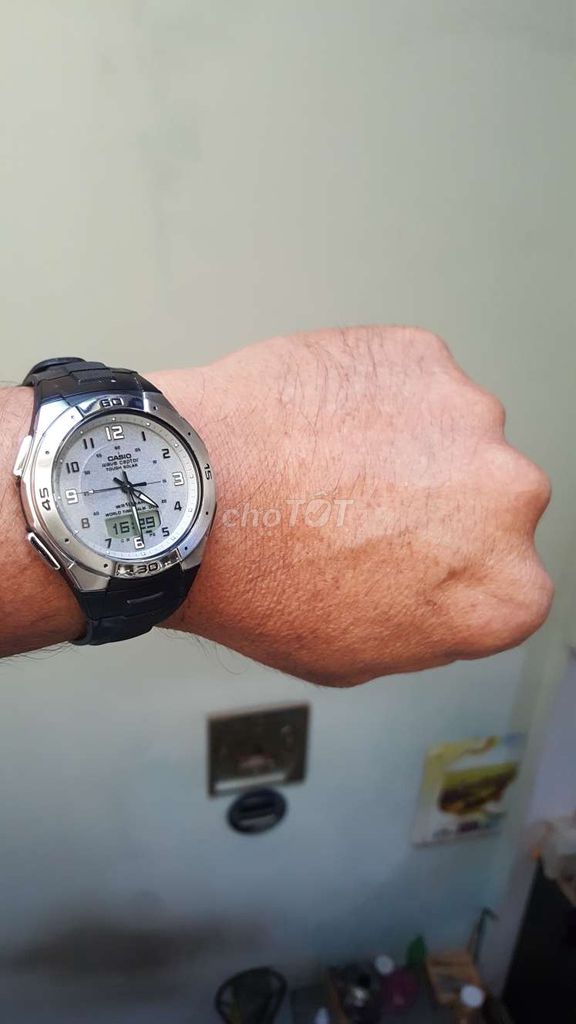 CASIO WAVE CEPTOR TOUGH SOLAR WVA-470 NộiĐịaNhật. Mua bán Đồng hồ tại Quận 10 Tp Hồ Chí Minh được đăng bởi  Hải Bân hình 1