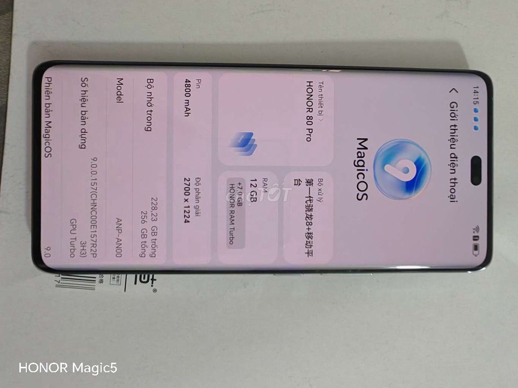 Honor 80 pro pin 97 đẹp như mói. Mua bán Điện thoại tại Quận Gò Vấp Tp Hồ Chí Minh được đăng bởi Duc huy hình 3