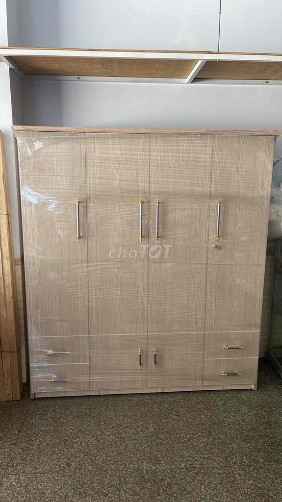 Tủ quần áo nhựa 4 cánh 1.65m Mới. Mua bán Tủ, kệ gia đình tại Quận Ngũ Hành Sơn Đà Nẵng được đăng bởi Quốc Phú hình 1