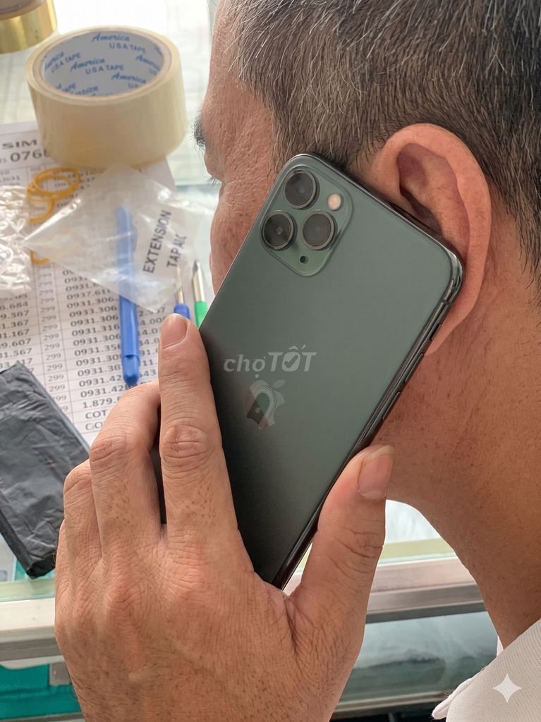Apple iPhone 11 Pro Max 64GB Xanh rêu. Mua bán Điện thoại tại Thành phố Dĩ An Bình Dương được đăng bởi Anh Phan Ngọc Phương hình 1
