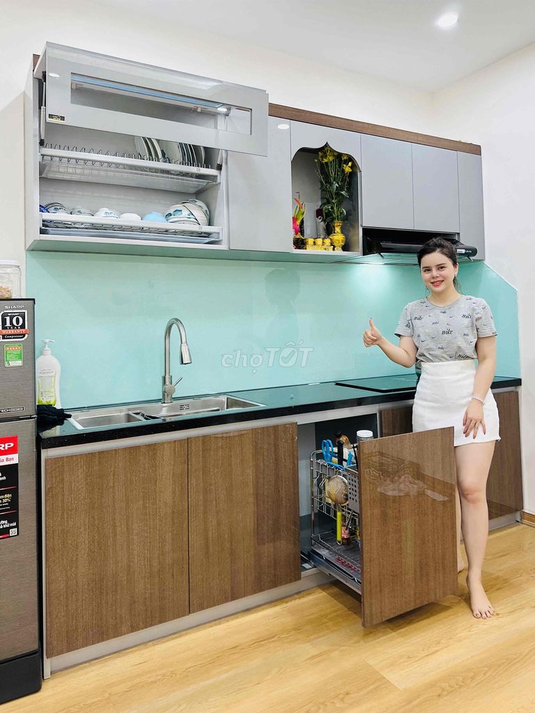 Tủ bếp Nội thất Gia Bảo Nâu xám. Mua bán Tủ, kệ gia đình tại Quận Thanh Khê Đà Nẵng được đăng bởi NỘI THẤT GIA BẢO hình 1