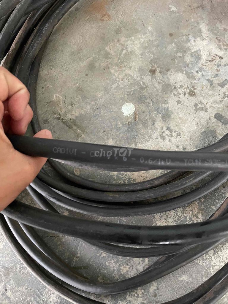 Dây điện 3 pha 20m Đen Đã qua sử dụng. Mua bán Nội thất, đồ gia dụng khác tại Huyện Hòa Vang Đà Nẵng được đăng bởi Đặng công song hình 1