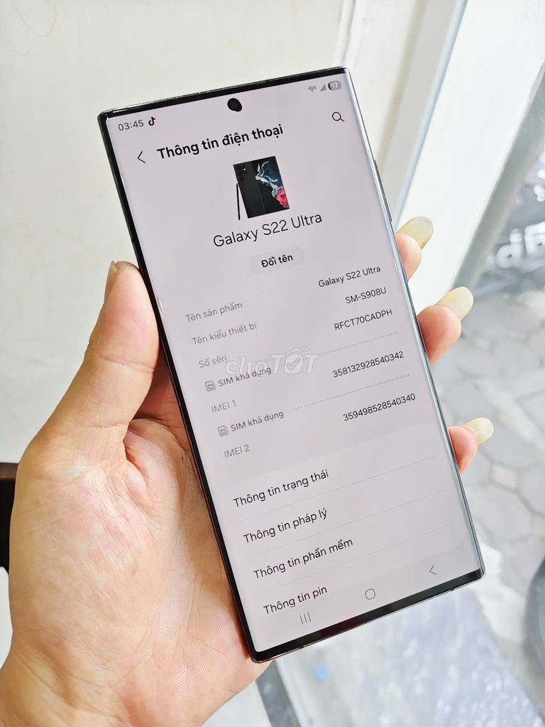 S22 Ultra Đen. zoom 100x bán gl xuống. Mua bán Điện thoại tại Quận Hà Đông Hà Nội được đăng bởi hoanganhanh hình 1