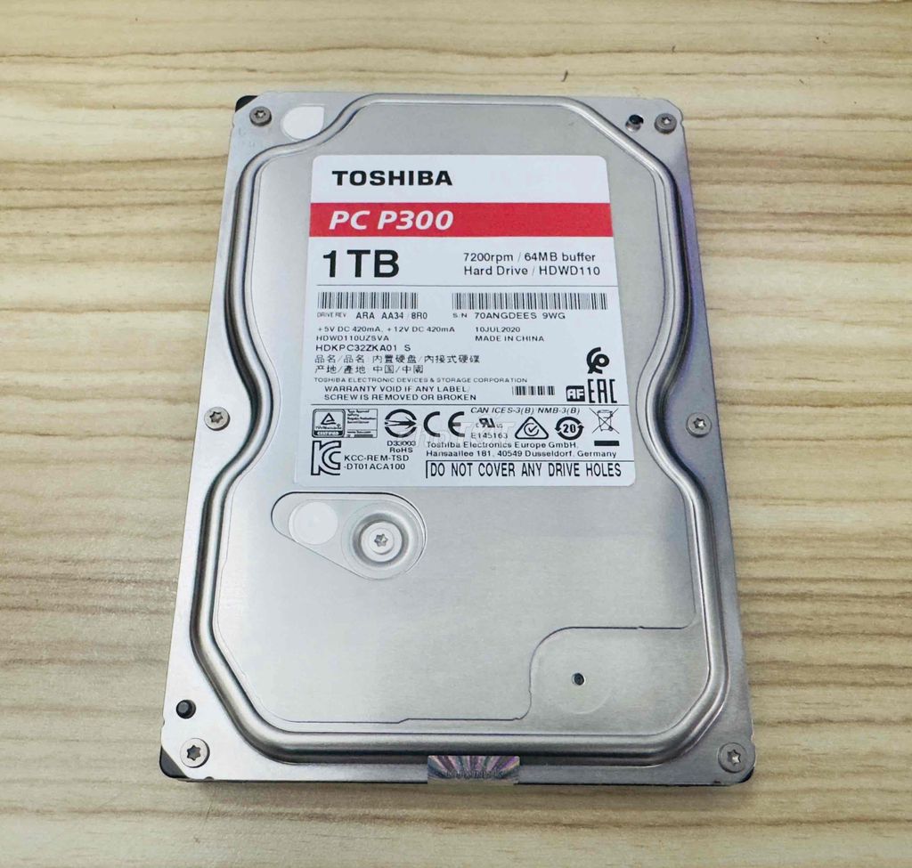 Ổ cứng hdd 1TB Toshiba PC P300 1TB good sk 100%