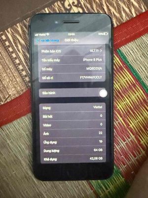 iphone 8 plus. Mua bán Điện thoại tại Huyện Hóc Môn Tp Hồ Chí Minh được đăng bởi Mẫn Mẫn