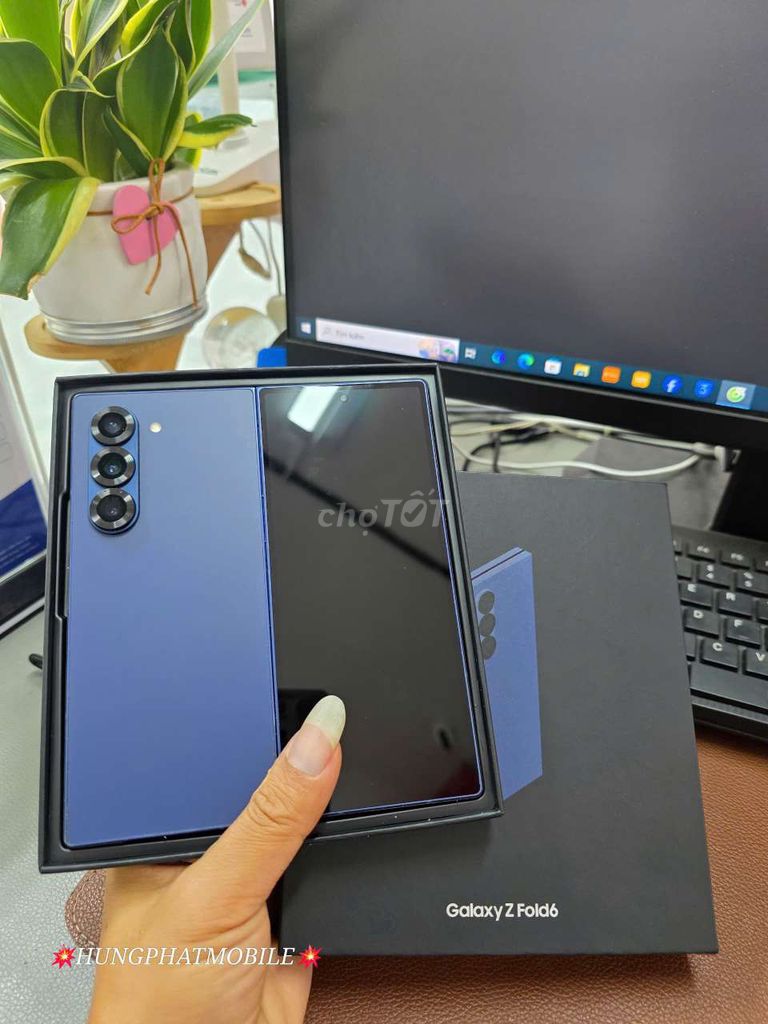 Samsung Z Fold6 5G 256GB Xanh Hàn Quốc 2 SIM Fubox. Mua bán Điện thoại tại Quận Đống Đa Hà Nội được đăng bởi HƯNG PHÁT Mobile hình 1
