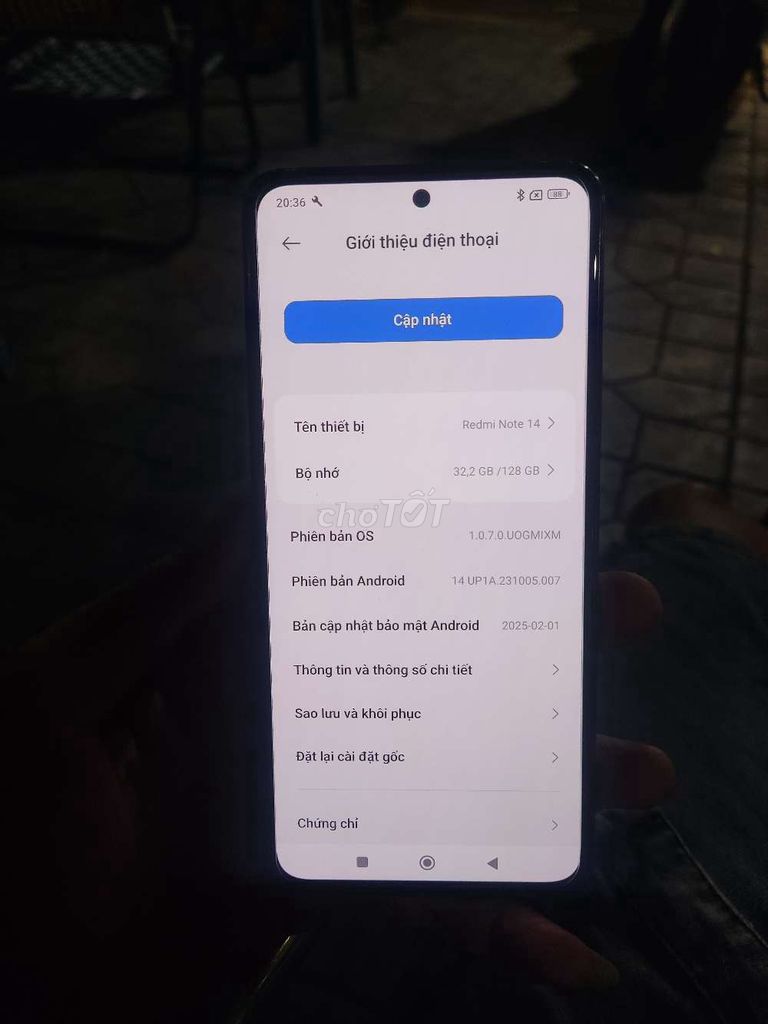 Xiaomi Redmi Note 14. Mua bán Điện thoại tại Thành phố Bến Tre Bến Tre được đăng bởi Mua bán DTDD PC Laptop hình 1