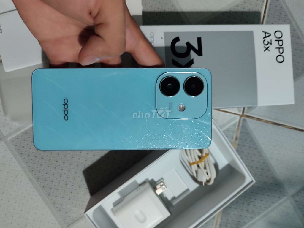 OPPO A3X 128GB Xanh 99%. Mua bán Điện thoại tại Thành phố Mỹ Tho Tiền Giang được đăng bởi Nguyễn Minh Nhật hình 1