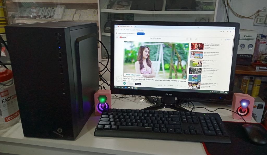 Bộ Pc H81, i5-4x, Ram 8, ssd, Màn 22 đẹp. Giá 3tr5. Mua bán Máy tính để bàn tại Thành phố Thanh Hóa Thanh Hóa được đăng bởi Laptop Hồng Đức hình 1