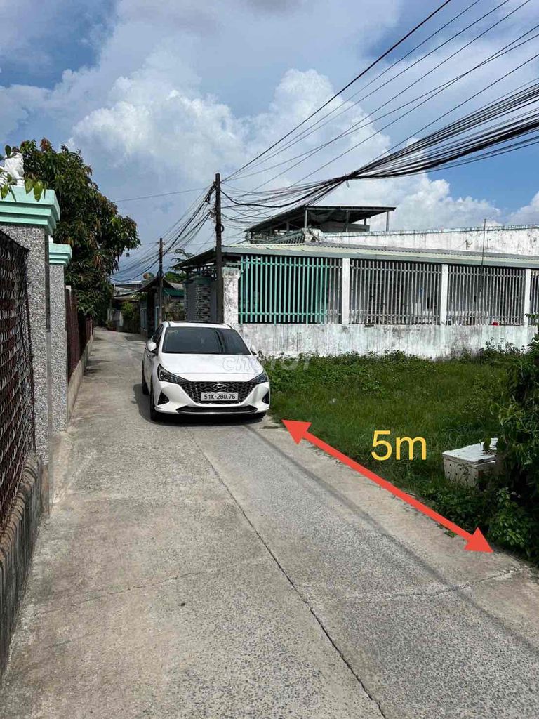 Đất 5x20m đường Lê Thị Hổi xã Tân Thông Hội huyện Củ Chi, Tp HCM.