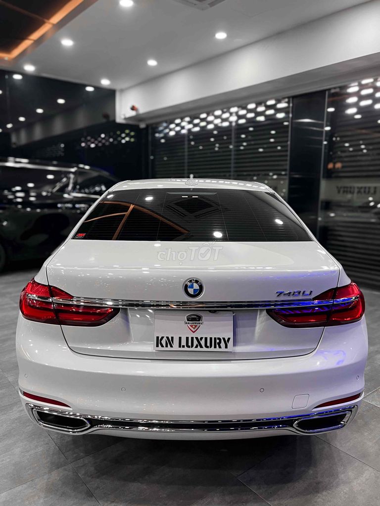 BMW 740Li B58 3.0 2016 белый с кожей Merino