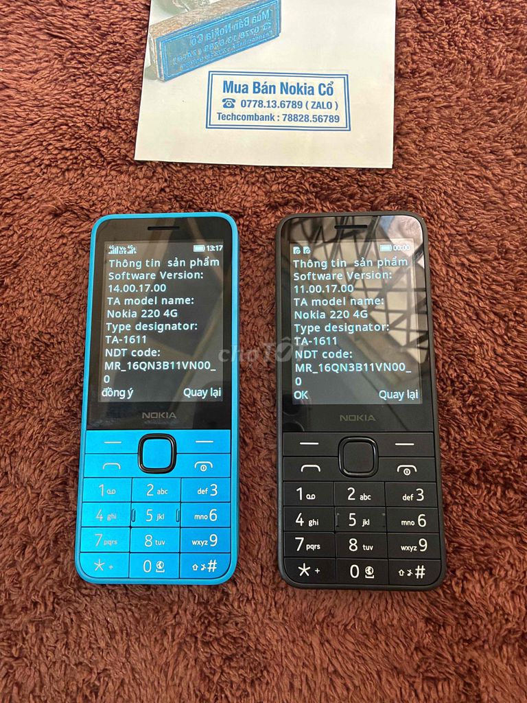 220 4G 2 sim zin đẹp 99% chính hãng FPT,sạc Type-C. Mua bán Điện thoại tại Quận 10 Tp Hồ Chí Minh được đăng bởi Mua Bán Nokia Cổ hình 1